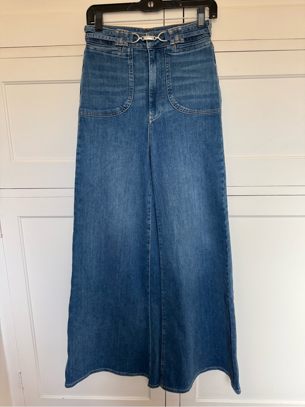 PILCRO Anthropologie Uptown High-Rise Wide-Leg Jeans - Picture 4 of 12